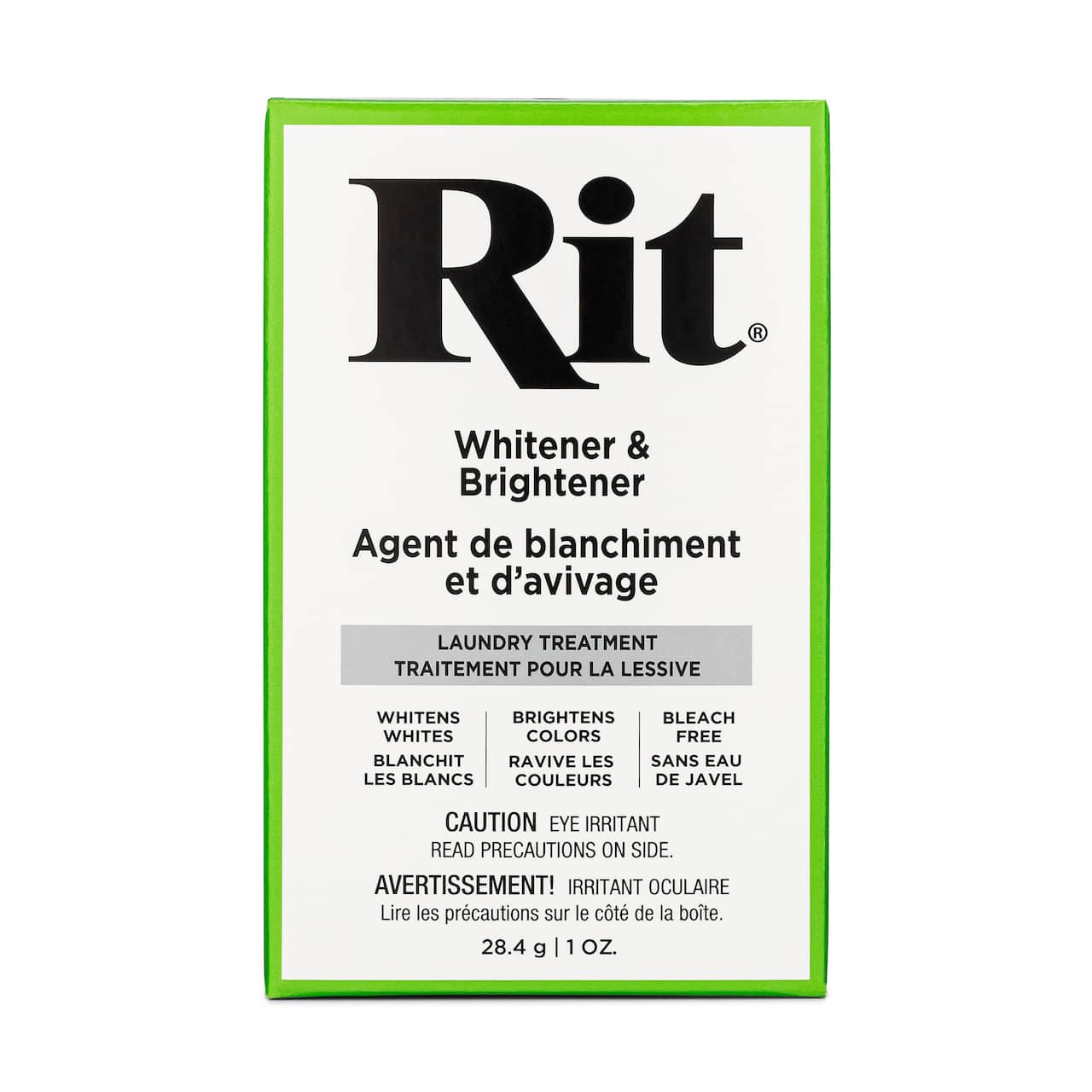 Traitement blanchissant et éclaircissant en poudre pour la lessive de Rit